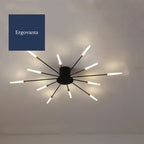 Modern Firework LED Ceiling Light - Minimalist Statement Fixture