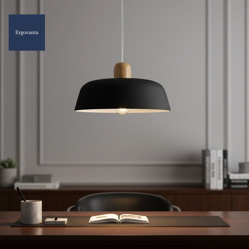 Nordic Wood Pendant Light - Minimalist Hanging Ceiling Fixture