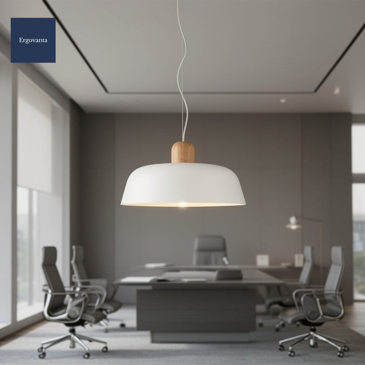 Nordic Wood Pendant Light - Minimalist Hanging Ceiling Fixture