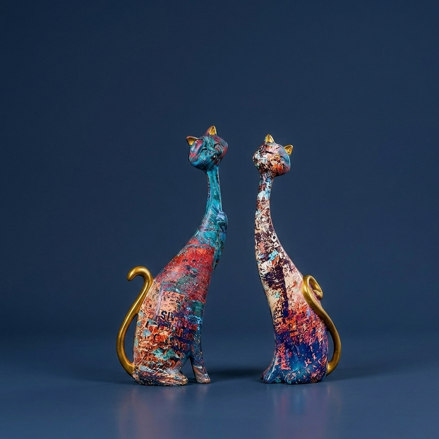 Felis, Hand-painted finish