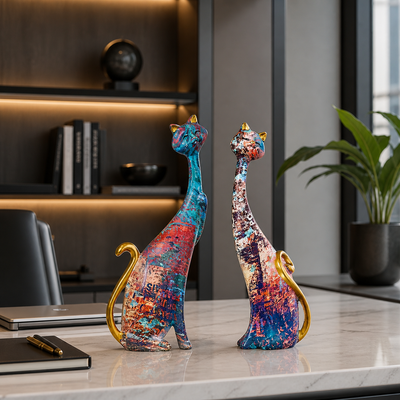 Felis - Modern Abstract Cat Sculpture - Contemporary Sculpture