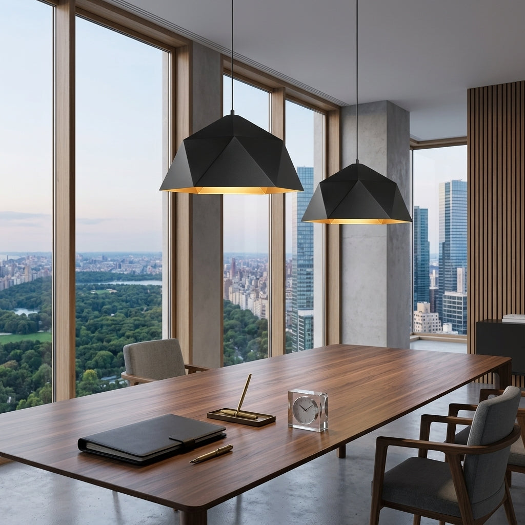 Geometric Pendant Light - Architectural Pendant Fixture