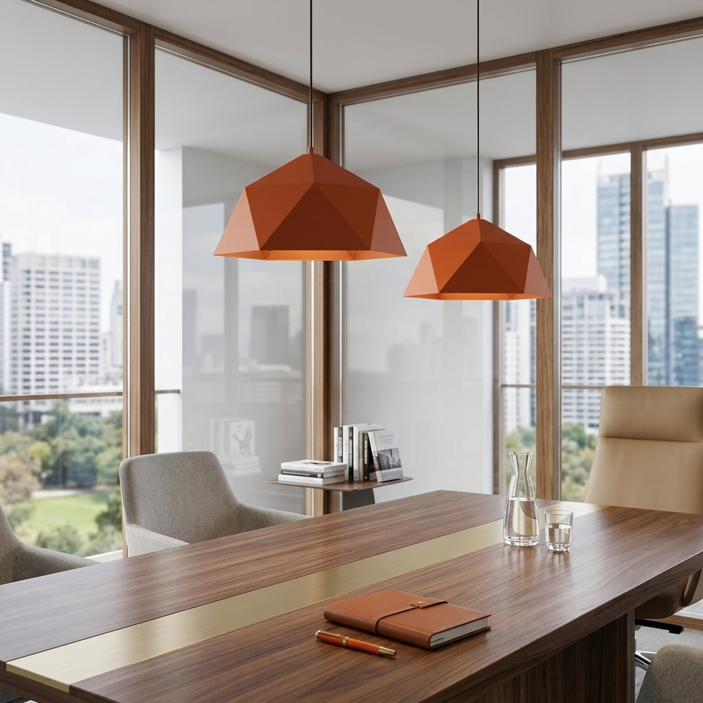 Geometric Pendant Light - Architectural Pendant Fixture