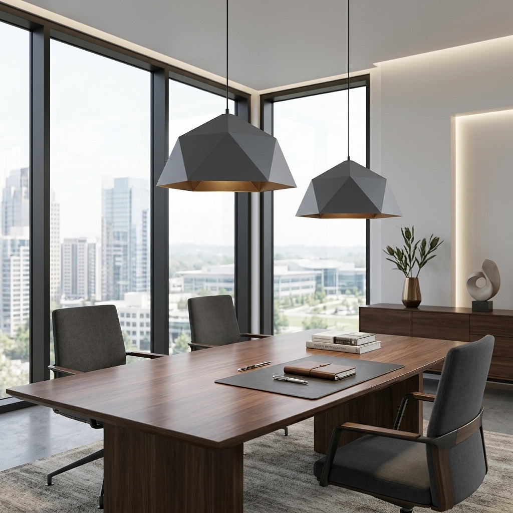 Geometric Pendant Light - Architectural Pendant Fixture