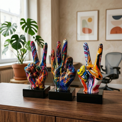 Gesture - Modern Graffiti Gesture Sculpture - Contemporary Sculpture