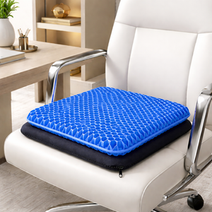 Glacier - Gel Seat Cushion - Cooling Office Seat Cushion in blue