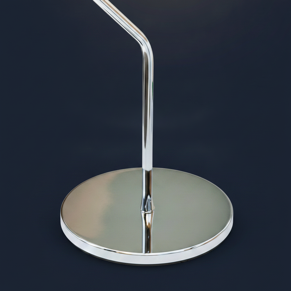 Heron - Clip Desk Lamp, green base close up detail