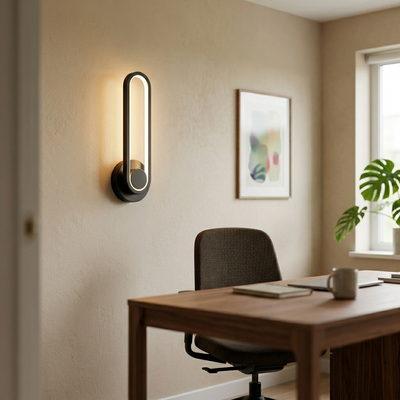 Hinge - Modern Adjustable LED Wall Lamp - Minimalist Rotating Accent Light