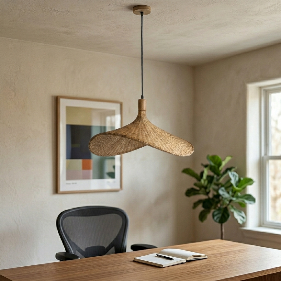 Lantern, A folded sun-hat shade