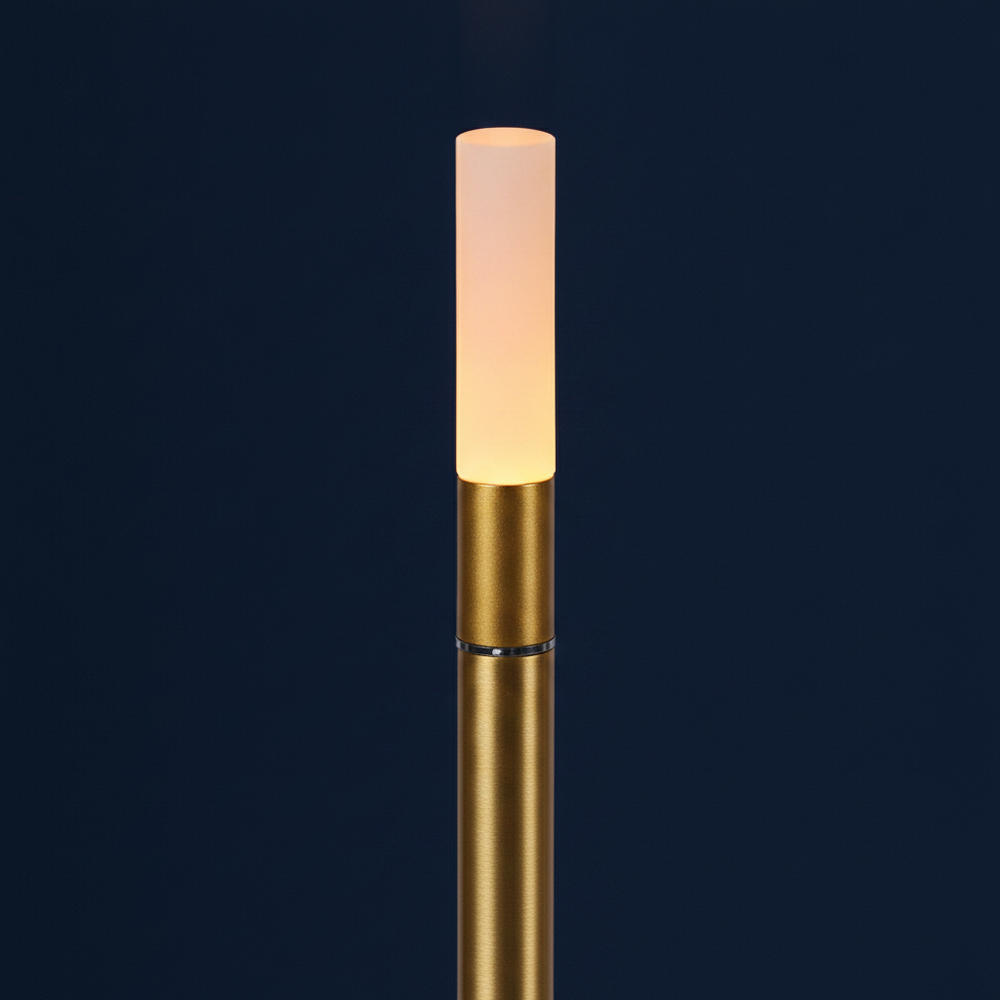 Lucerna - Rechargeable Touch Lamp, gold close up detail