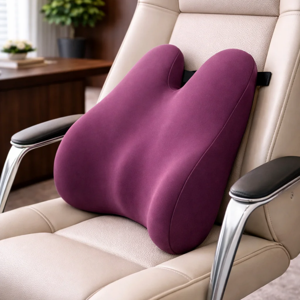 Lumbar in Purple, in a workspace