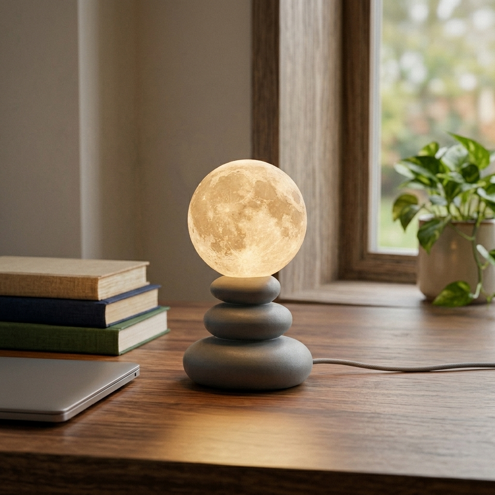 Lunar in Gray, in a workspace