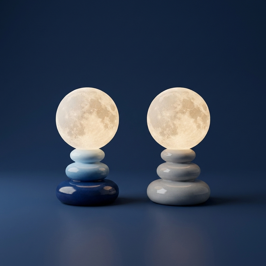 Lunar, Stacked stone, then a moon