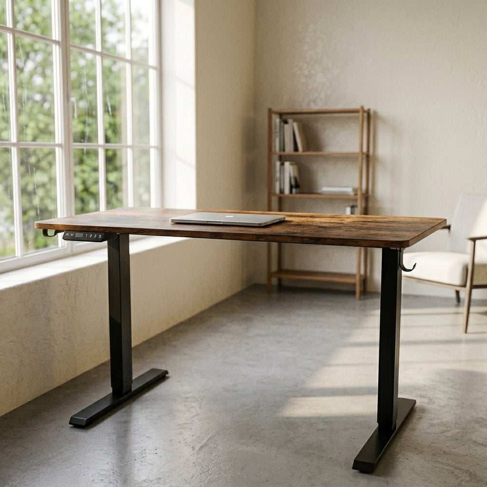 Mensa in Walnut, in a workspace