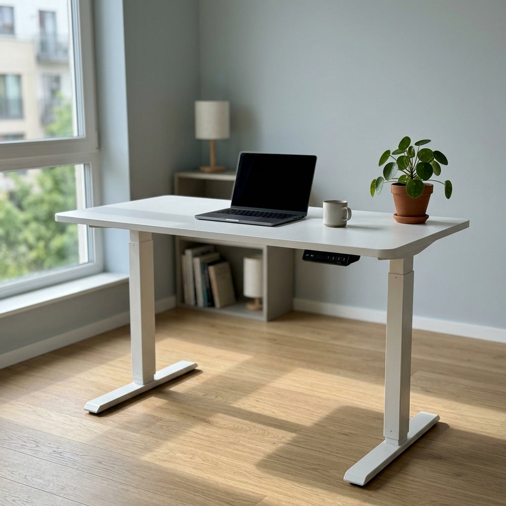 Mensa in White, in a workspace