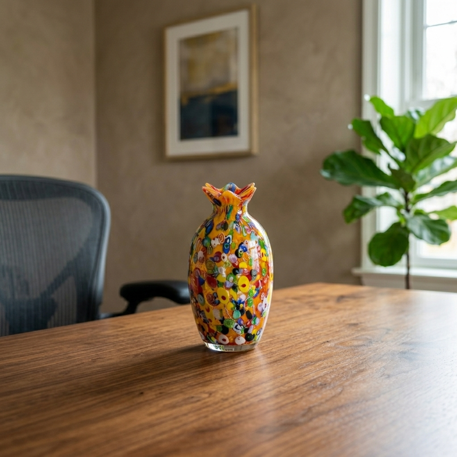 Millefiori, Color set into the glass