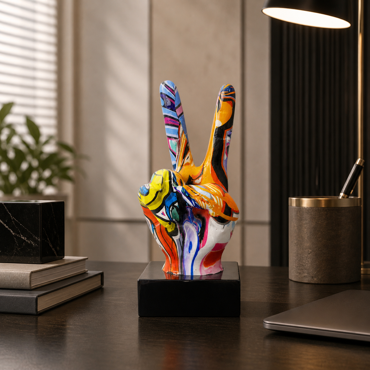 Modern Graffiti Gesture Sculpture - Contemporary Sculpture