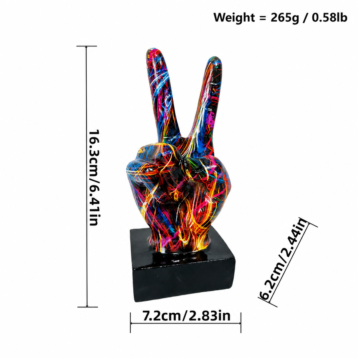 Modern Graffiti Gesture Sculpture - Contemporary Sculpture