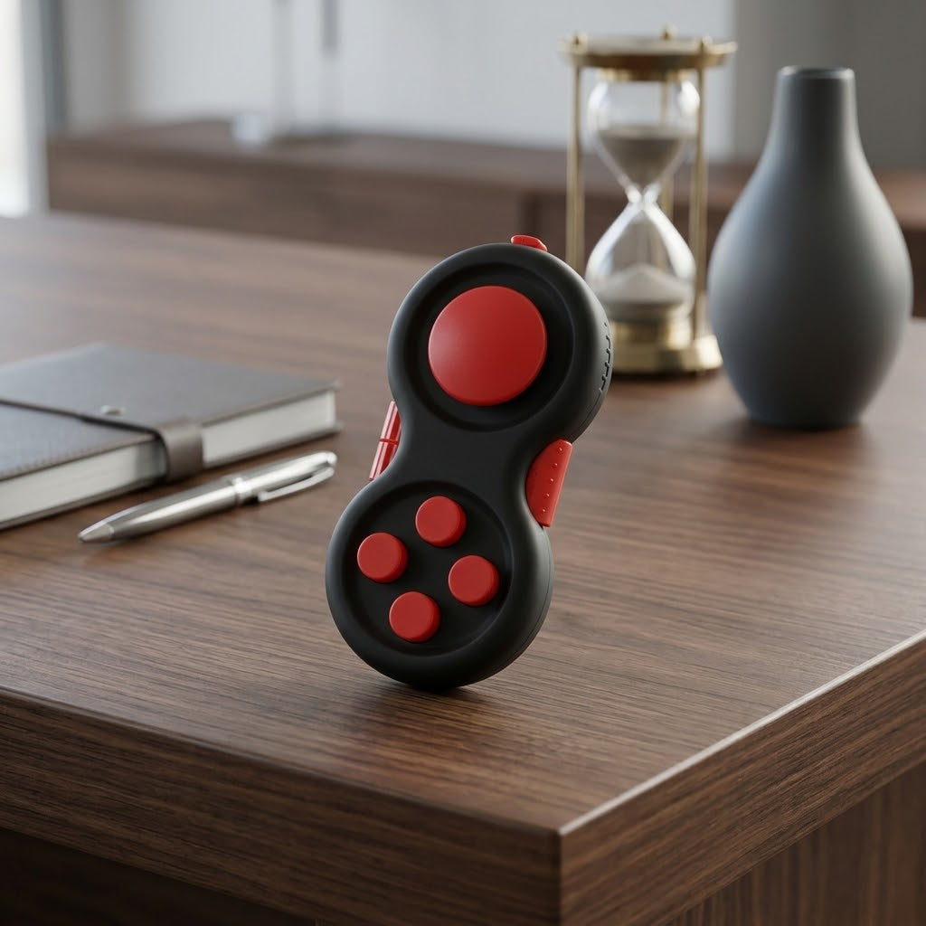 Multifunctional Fidget Stress Relief Pad - Compact Desk Focus Tool