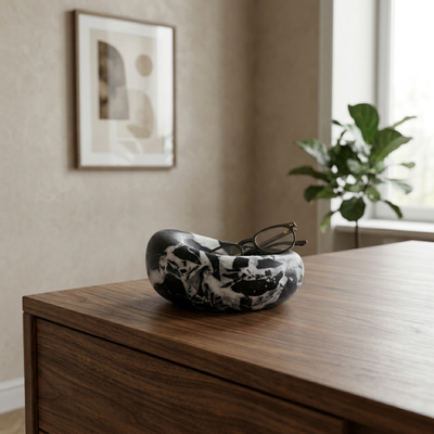Nest - Home Decor Accent Piece Marble Birds Nest For Model Apartments