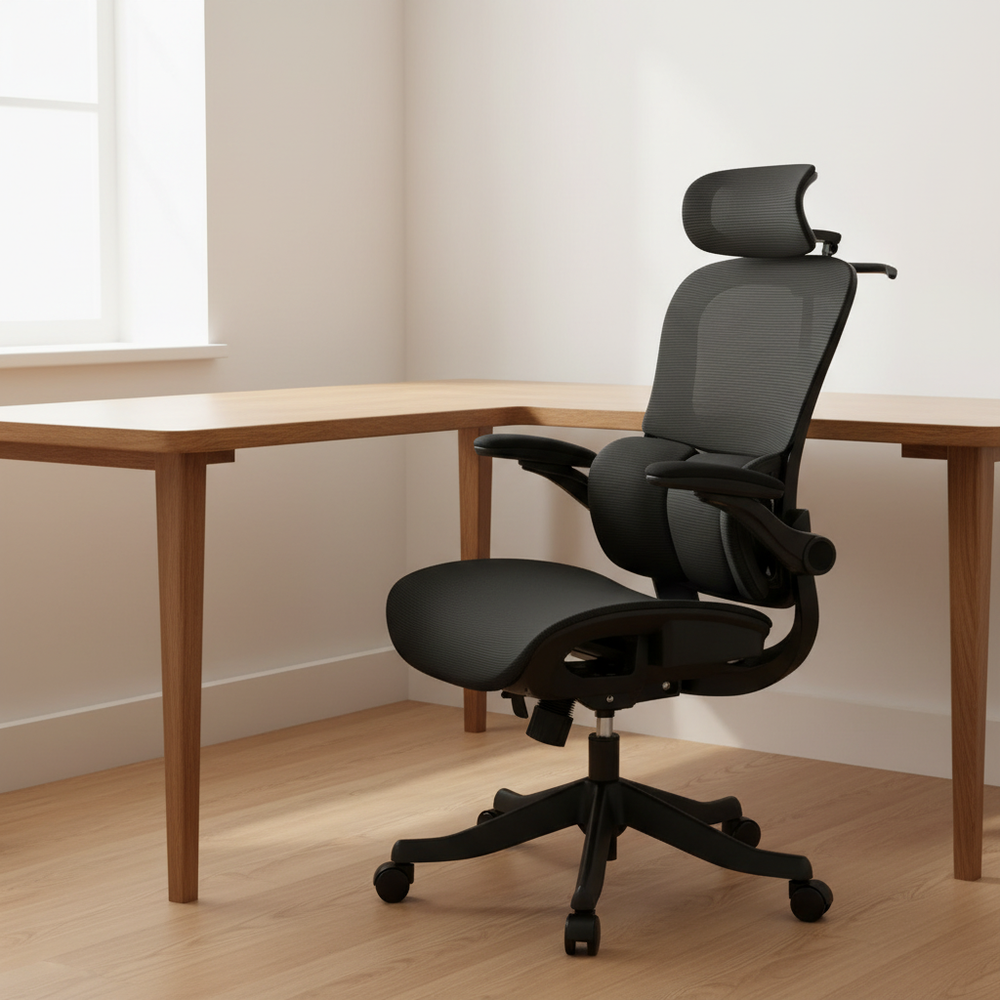 Papilio in Black, in a workspace