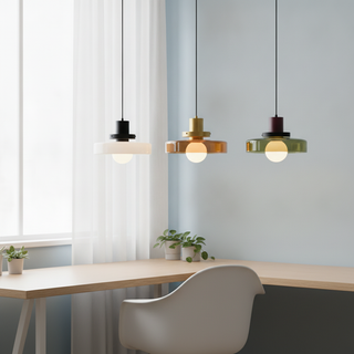 Pastille - Glass Disc Pendant Light