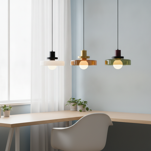 Pastille - Glass Disc Pendant Light