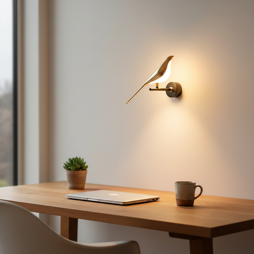 Pica - Scandinavian Bird Wall Lamp