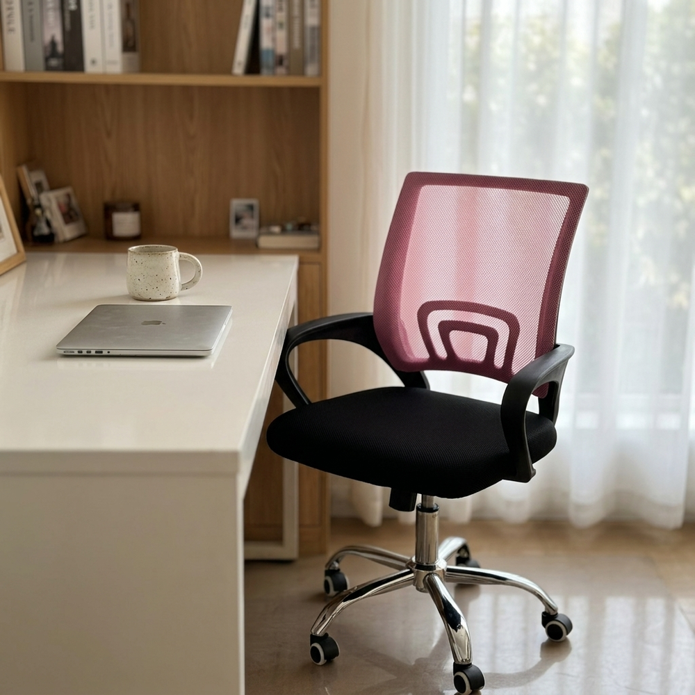 Pivot in Pink, in a workspace