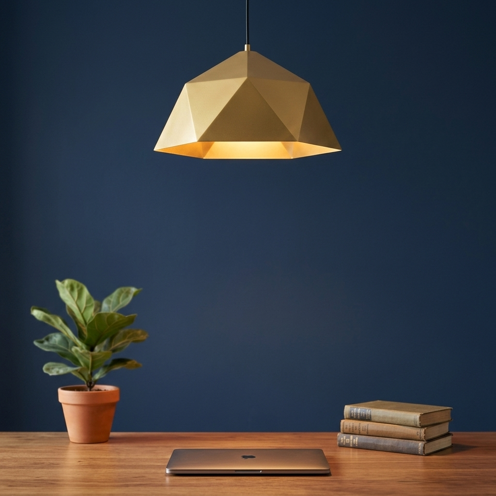 Polygon in Gold, in a workspace