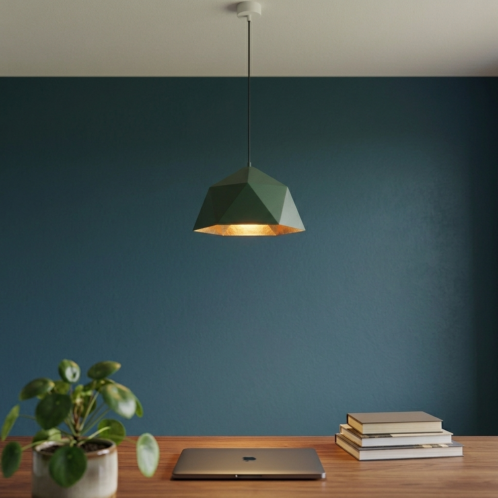 Polygon in Green, in a workspace