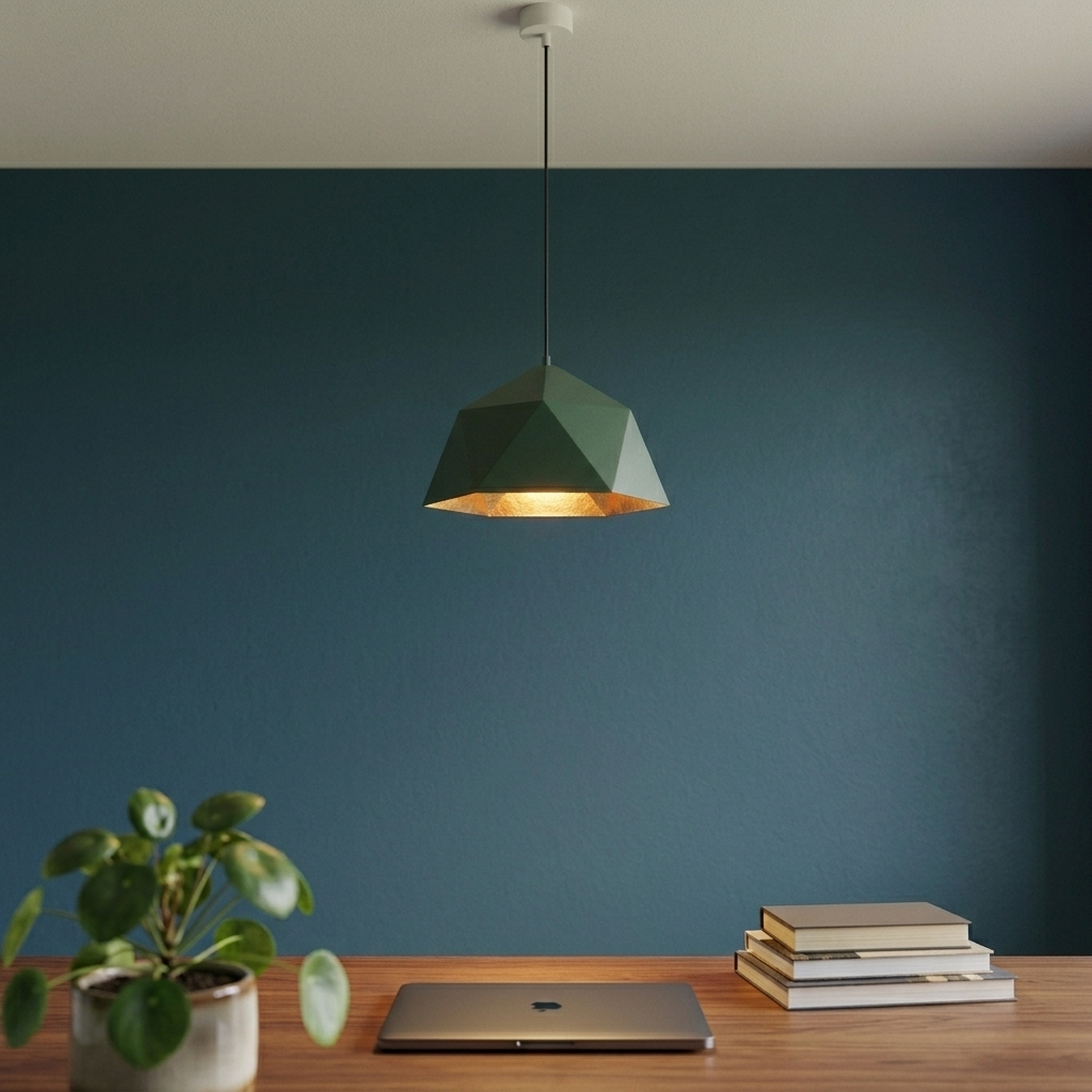 Polygon Green in a workspace, light on