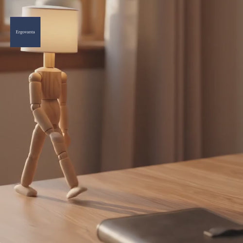 Wood Desk Lamp - Ergovanta product video 01