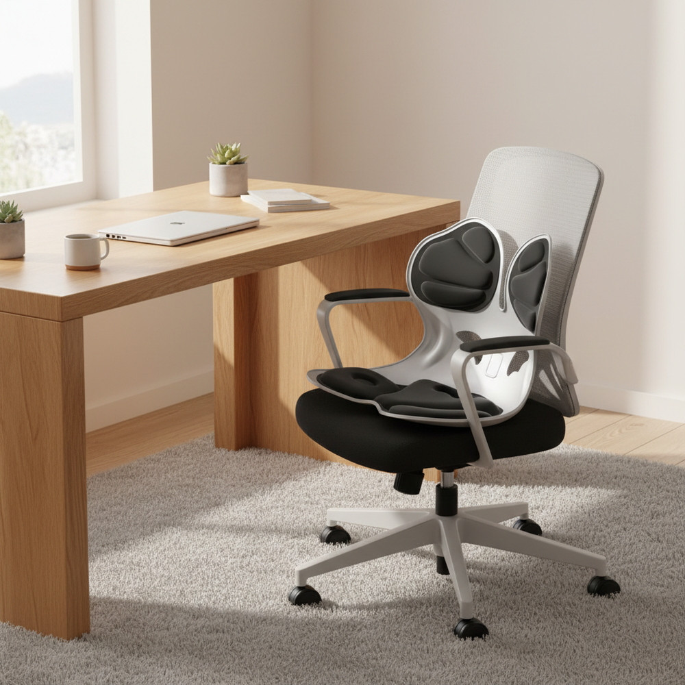Pulvinar in Black, in a workspace