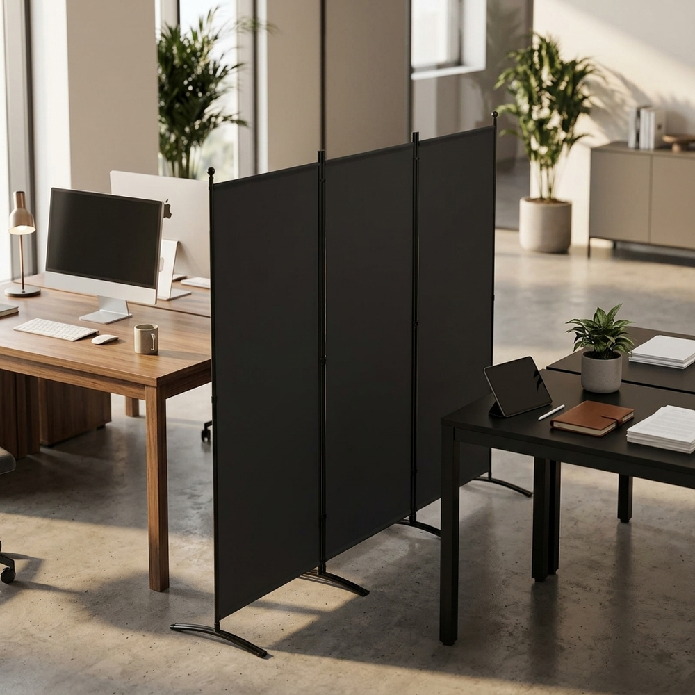 Screen in Black, in a workspace