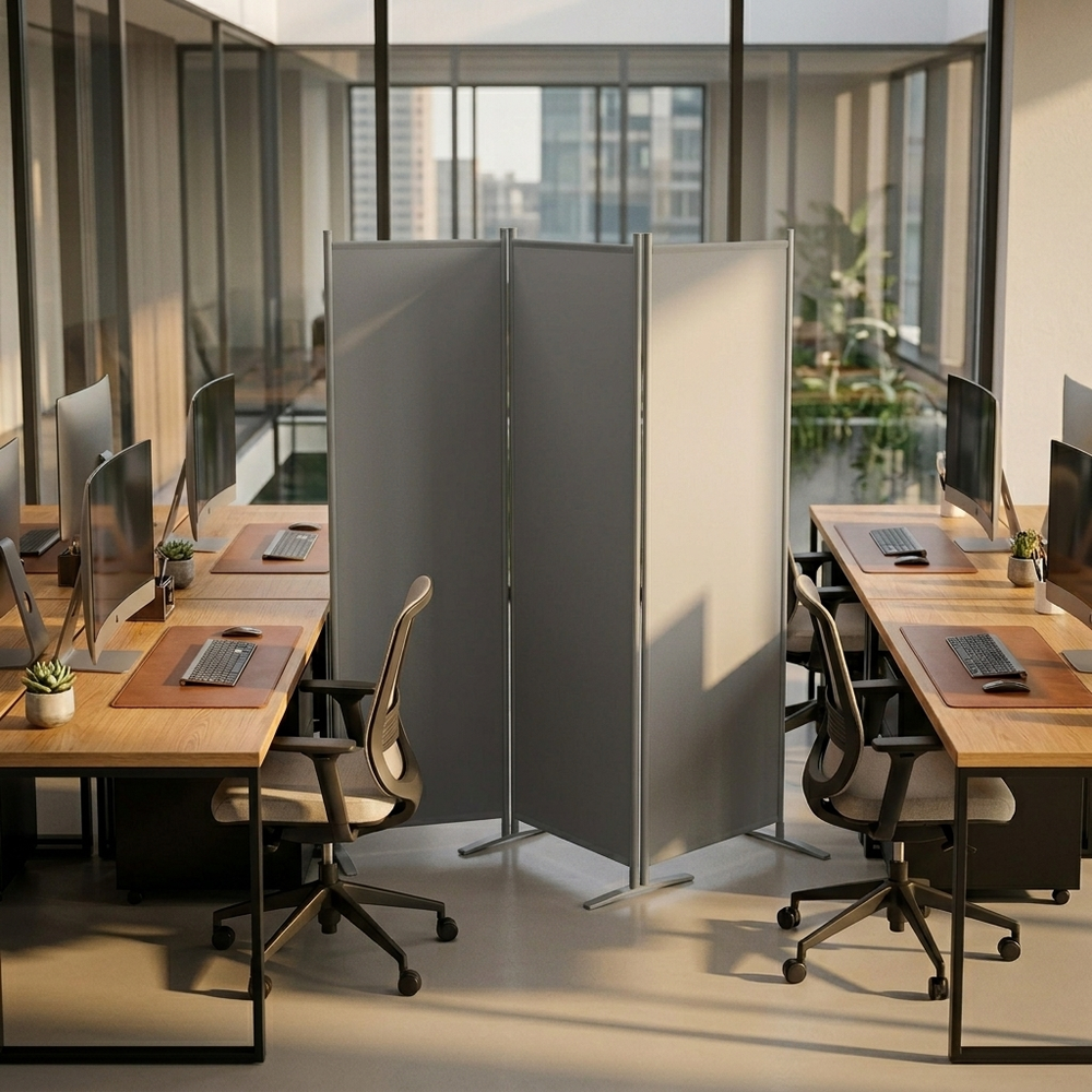 Screen in Gray, in a workspace