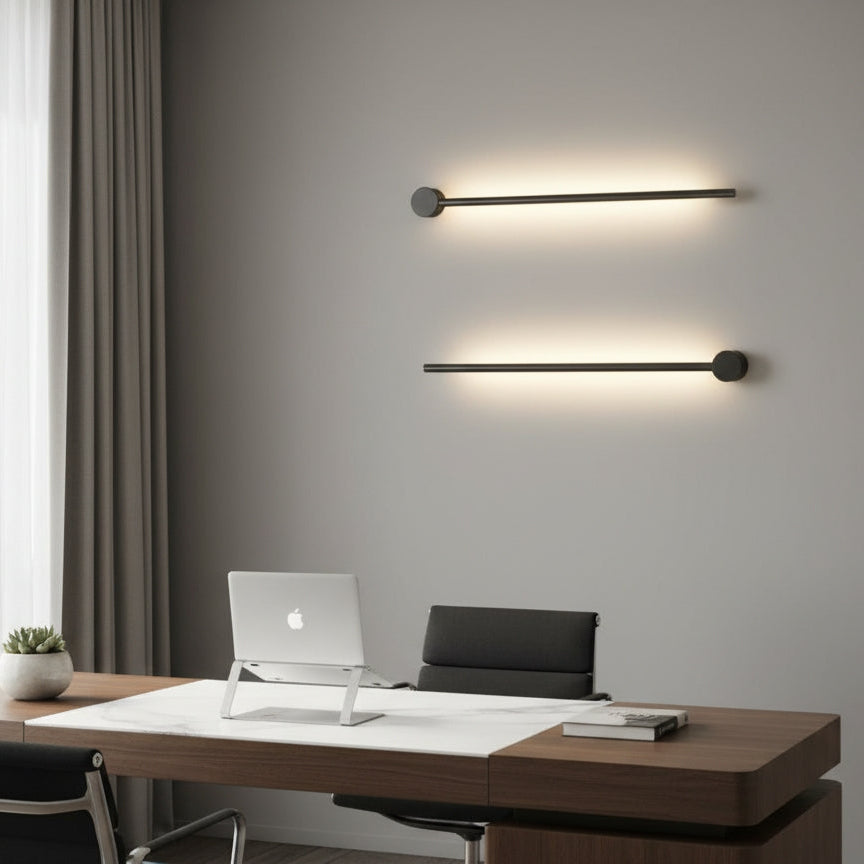 Linear LED Wall Light in a workspace