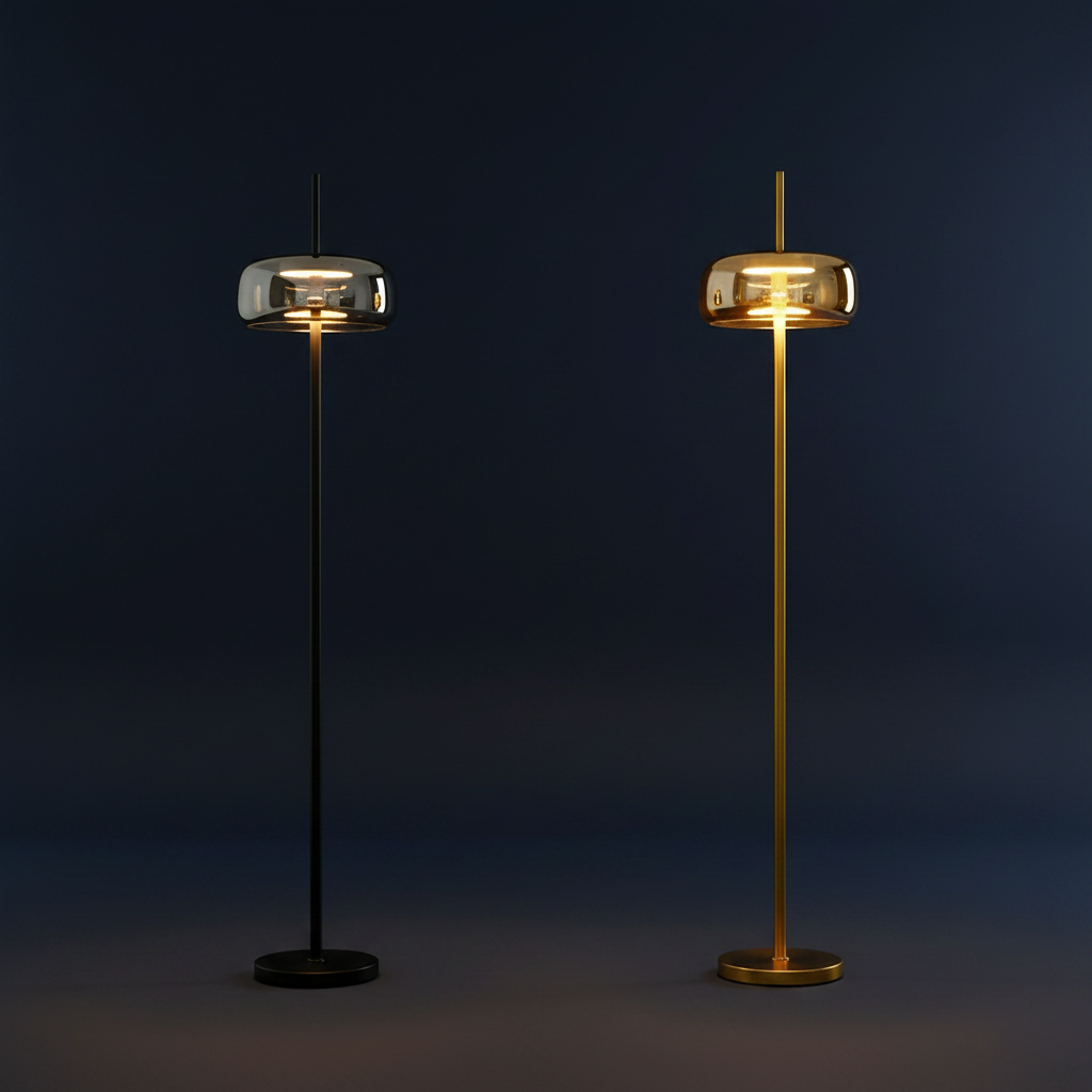 Stelo - Mirror Glass Floor Lamp, all colorways