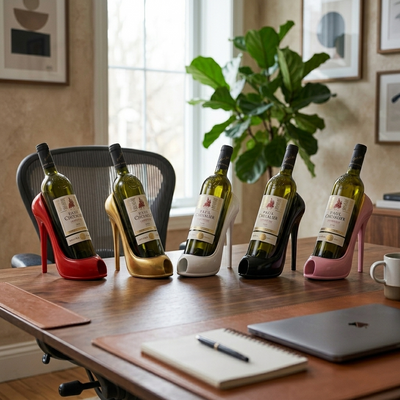 Stiletto - High Heel Wine Bottle Stand - Modern Bar Decor