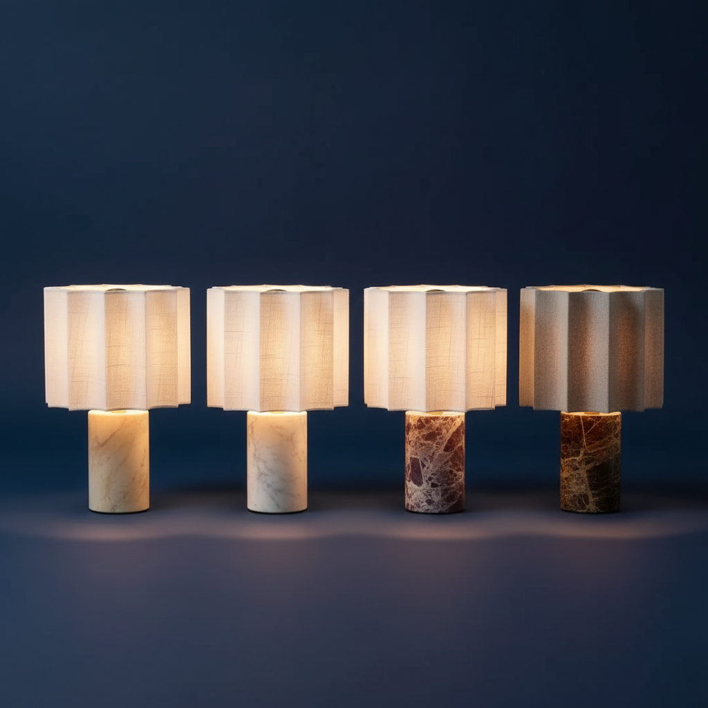 Stria - Rechargeable Marble Table Lamp, all colorways