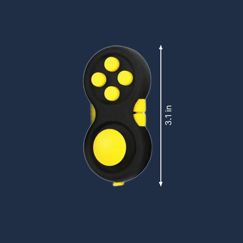 Tactile - Multifunctional Fidget Stress Relief Pad - Compact Desk Focus Tool dimension drawing