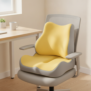 Tandem - Seat & Lumbar Cushion Set in yellow