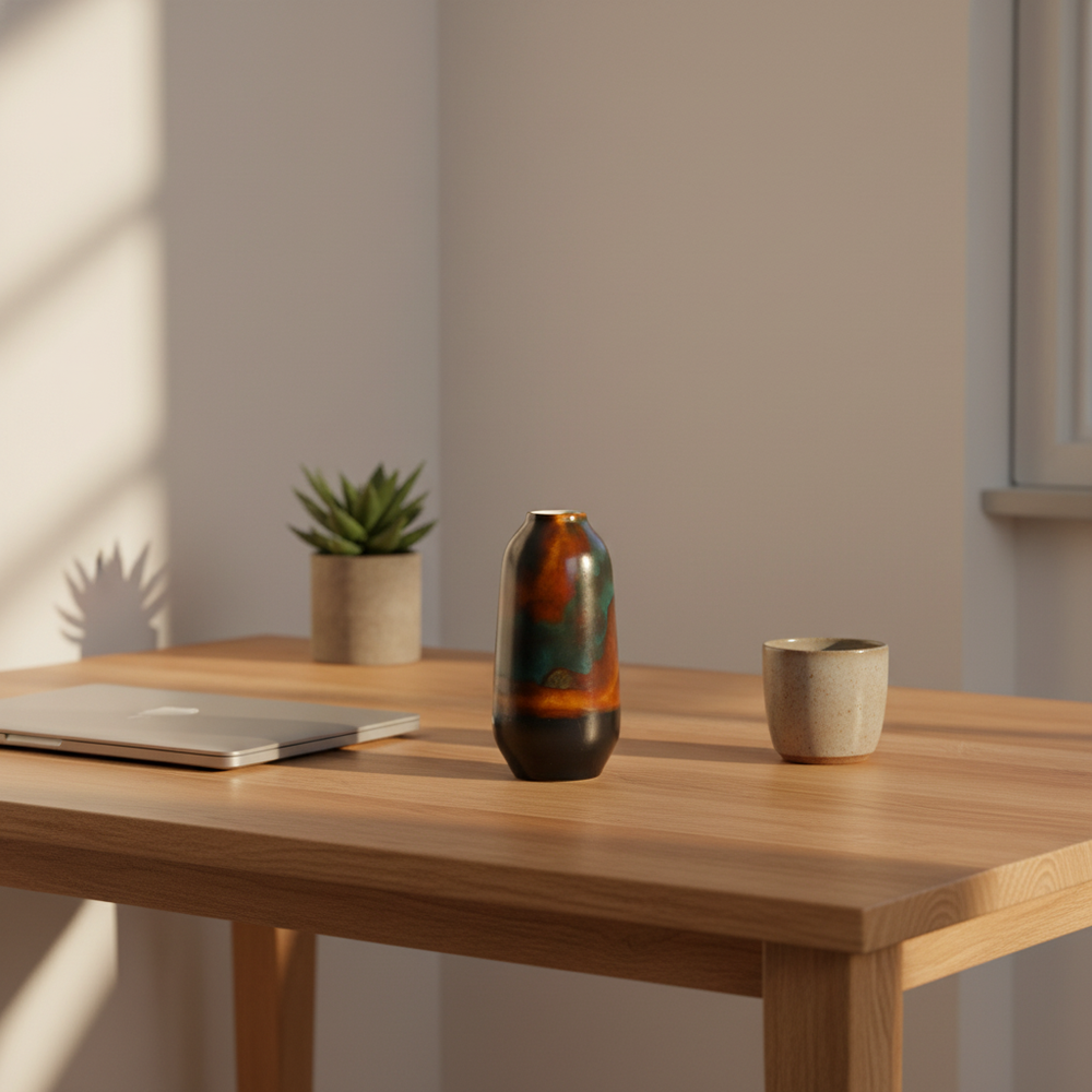 Vessel in Small, in a workspace